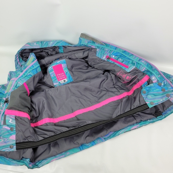 Powder Room Snow Winter Jacket Girls Sz Small - Picture 13 of 16